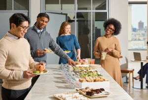 ezCater topic - workplace food ordering software, 1 system for everything - ordering, taxes, billing, employee rewards, and more Kw: Workplace Food Ordering software